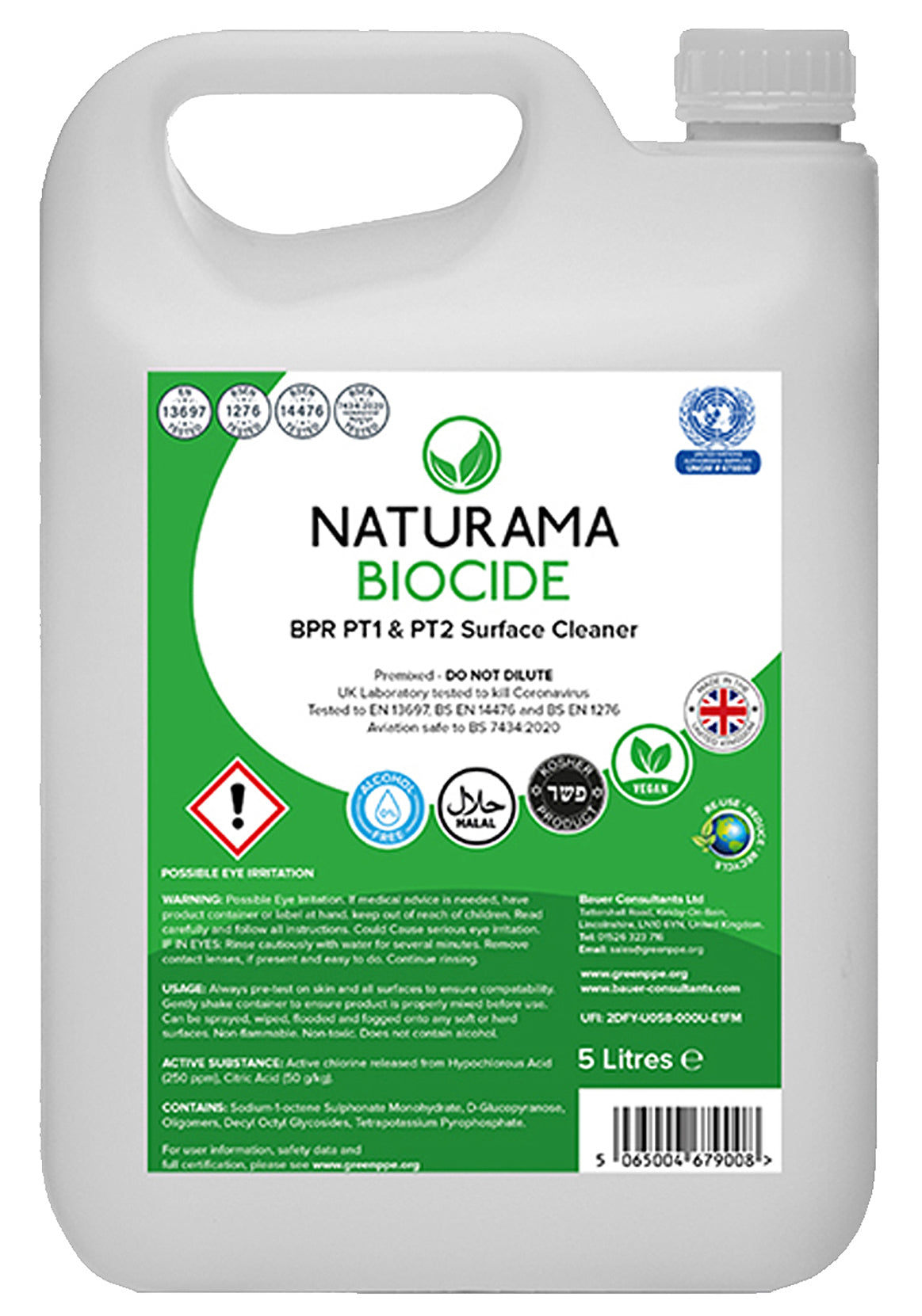 Naturama Biocide 5L Refill Container